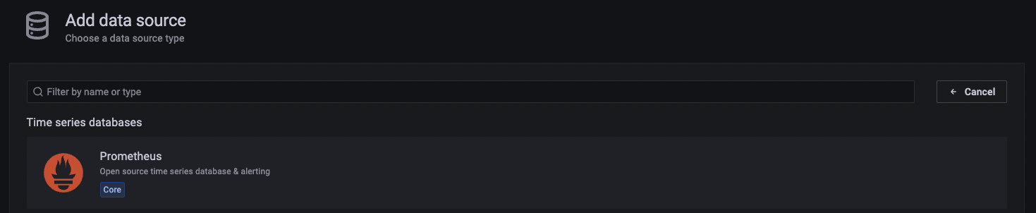 Neue Grafana-Datenquelle